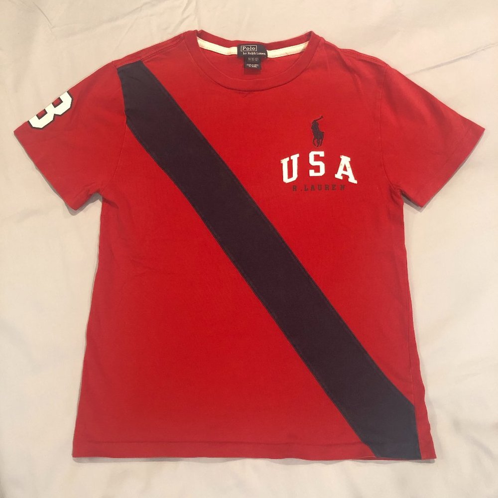 Polo Ralph Lauren Boys 10 12 Medium Tee